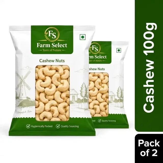 Farm Select Classic Cashew 100 g - Pack  of 2
