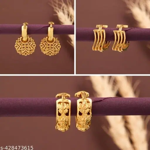 Combo Of Earrings/Studs/Bali For Women'S/Girls
