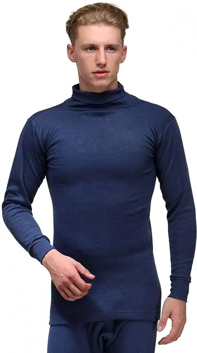 Men's Thermal Top (Blue, L) (GH-18)