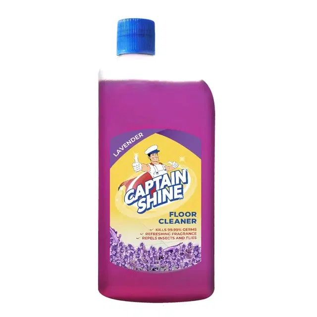 Captain Shine Disinfectant Floor Cleaner 500 ml (Lavender)