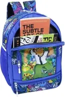 Waterproof School Bag for Kids (Blue, 18 L) Pack of 1