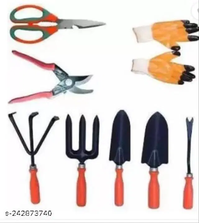 Gardening Tools Set, Multicolor, Set of 8