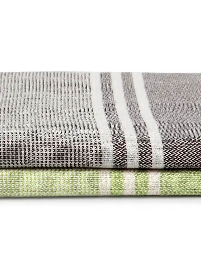 Cotton High Absorbent Bath Towels, Multicolor, Pack of 2