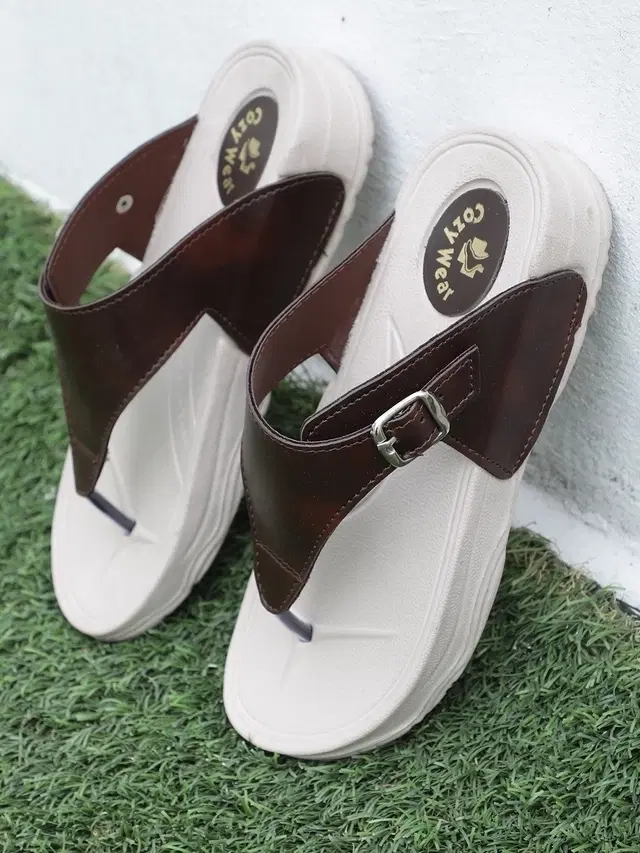 Cozy Wear Slippers For Women, Brown (6)