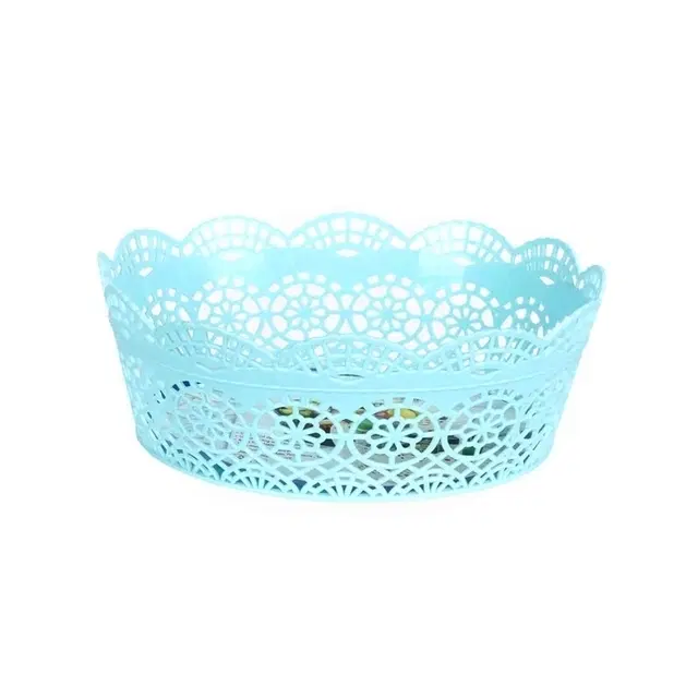 DREAM HOME Multi-purpose Basket, Color-aqua Green, Pack of 1