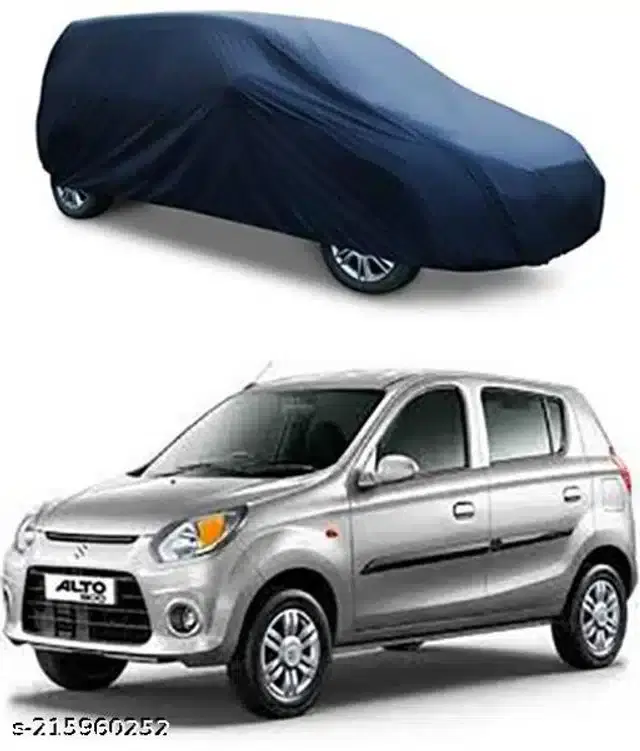 Taffeta Waterproof Car Cover for Maruti Suzuki Alto 800, Multicolor