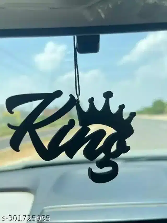 Hangings for Car, Black, 4x3 inches