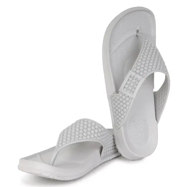 Flipflops for Women (Grey, 4)