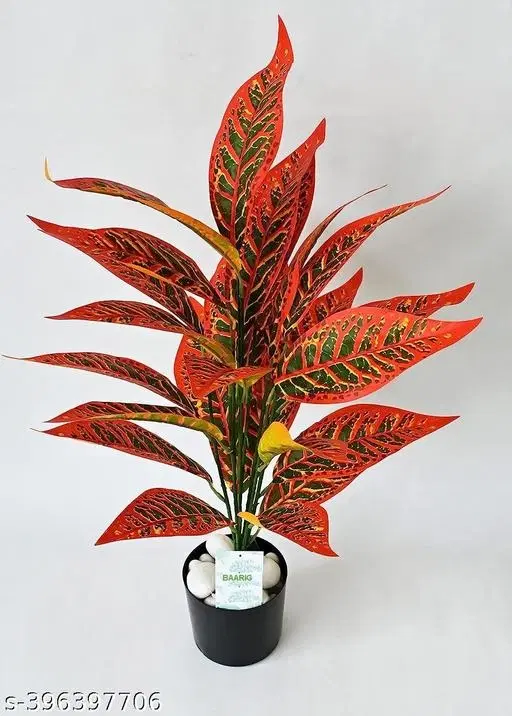 Plastic Artificial Flower With Pot,Multicolour
