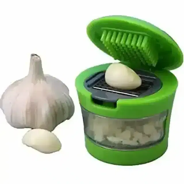 Craftal Ginger Garlic Crusher For Kitchen, Green