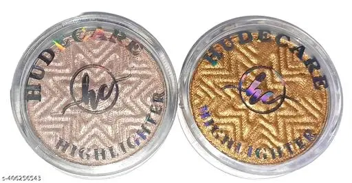 Face Highlighter, Multicolor, Pack of 2