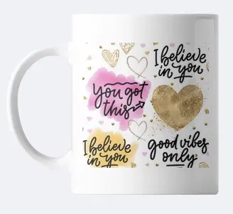 Ceramic Gifting Mug, White, 330 ml