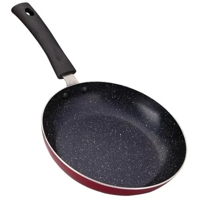 POOJA Non-Stick Fry Pan Non Induction, 20 cm, Pack of 1