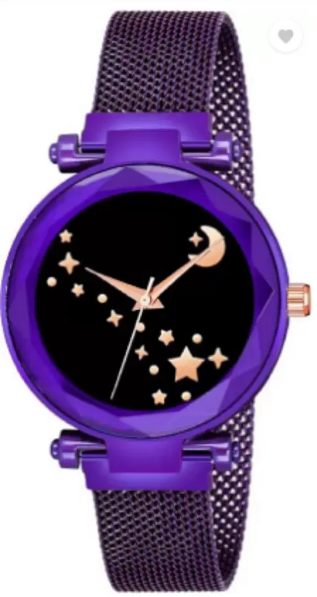 Analog Watch for Women & Girls (Purple)