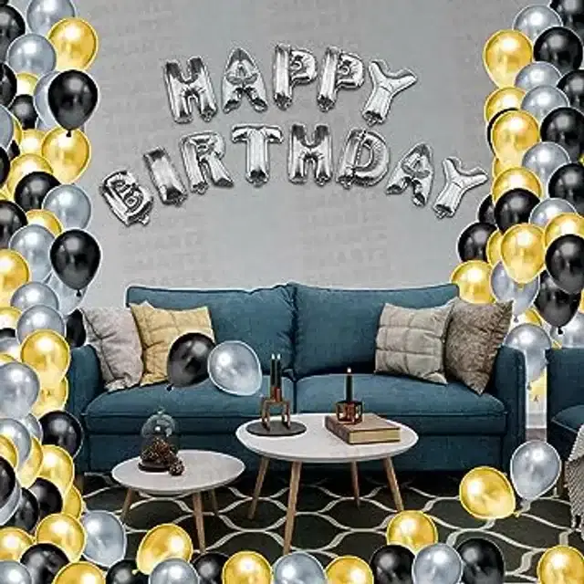 Birthday Decoration Kit, Multicolor, Set of 30