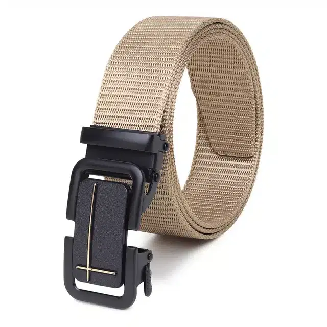Casual Nylon Belt for Men (Cream)