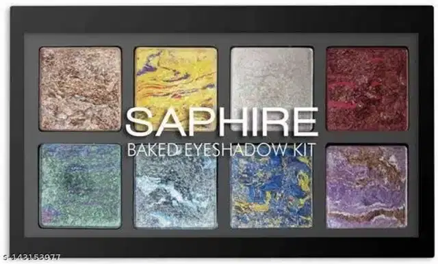 Saphire Baked Eye Shadow Kit, Multicolor