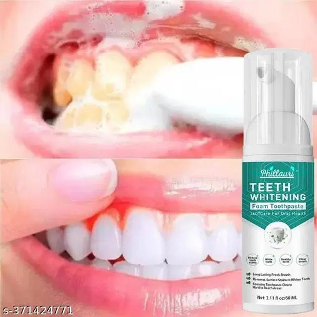 Phillauri Teeth Whitening Foam, 60 ml