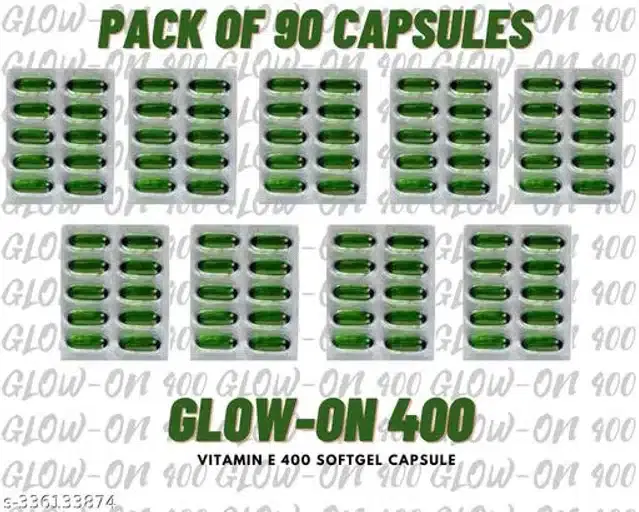 Vitamin E 400 Softgel Capsules, Pack of 90