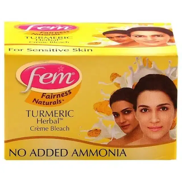 Dabur Fem Turmeric & Milk Soft Glow Bleach Creme  8gm