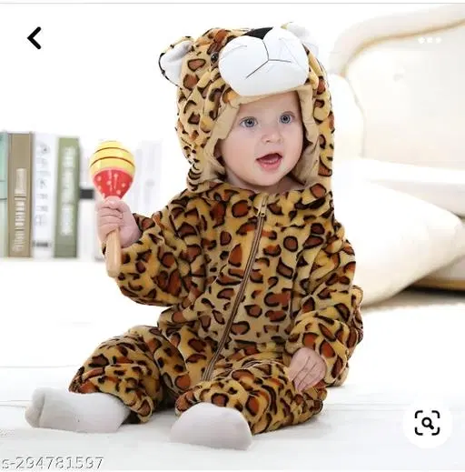 Polyester Costume Rompers for Kids (Multicolor, 0-3 Months)