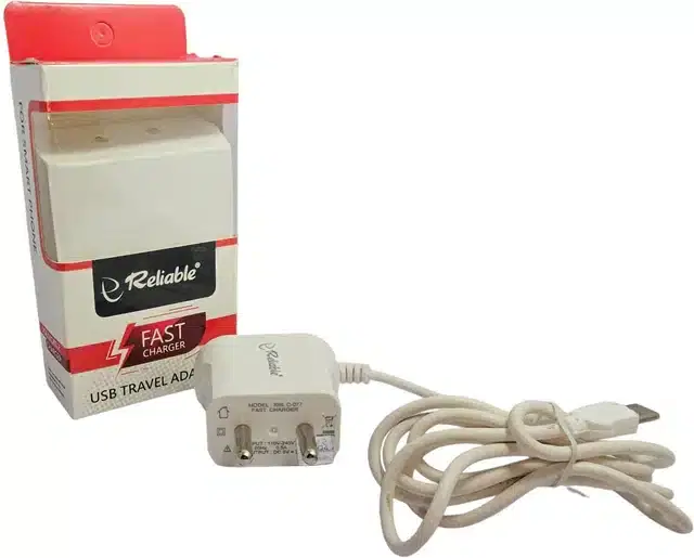 Ultra Fast Type C Micro USB Mobile Charger, White