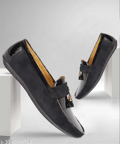 Loafers for Men (Black, 9)
