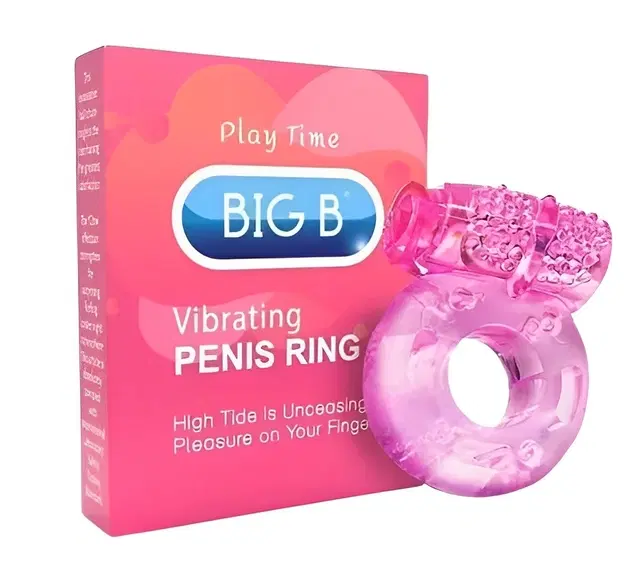 Penis Vibrator Ring for Men, Pink