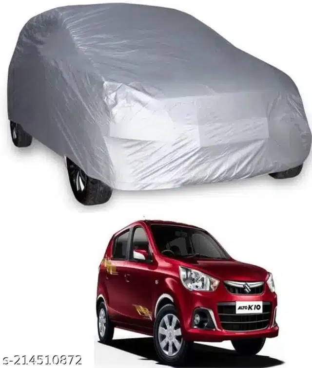Taffeta Waterproof Car Cover for Maruti Suzuki Alto K10, Multicolor