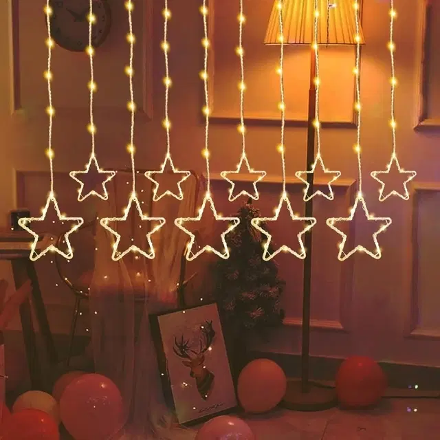 5+5 Smd Star 3 Meter Curtain Led Light, Multicolor