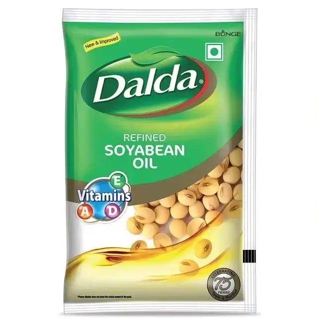 Dalda Refined Soyabean Oil 750 g (Pouch)