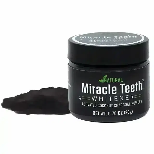 K Kudos Miracle Teeth Whitener Natural Charcoal Powder
