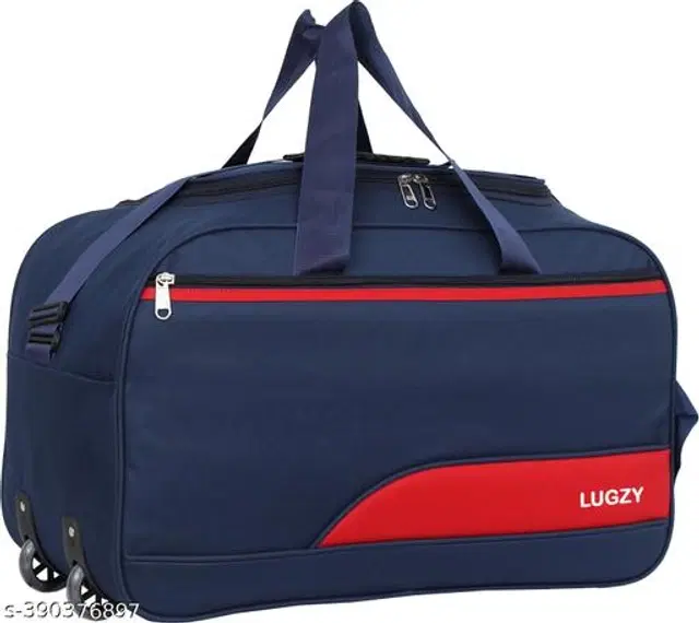 Polyester Duffel Bags, Blue