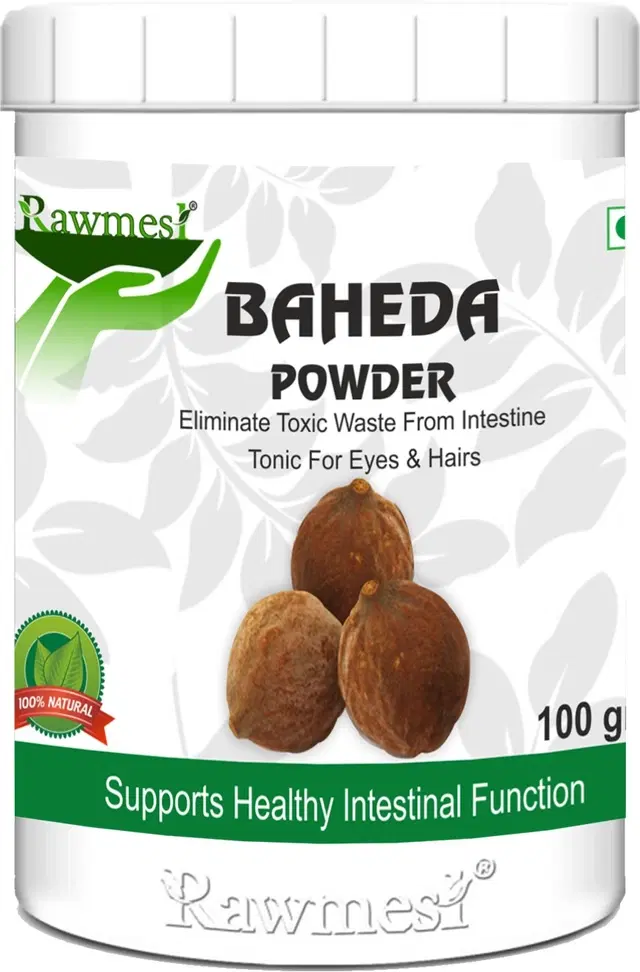 Pure Ayurvedic Organic Baheda Fruit Powder, 100 g