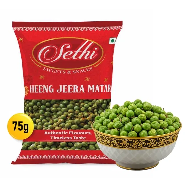 Sethi Hing Jeera Matar 75g
