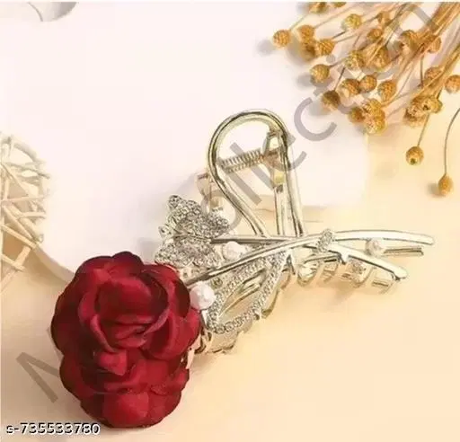 Hair Pins for Women (Red)