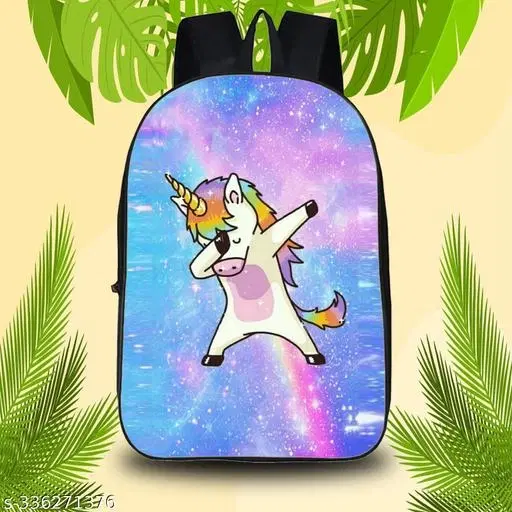 Canvas Backpack Bag, Multicolor