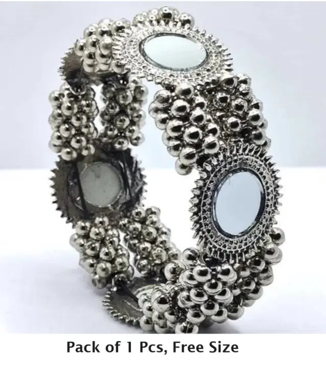 Alloy Bracelet for Women (Silver)