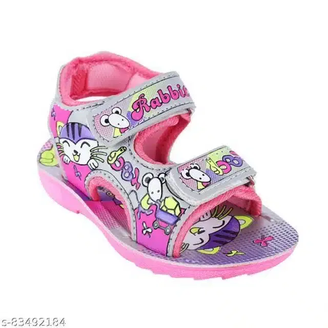 Velcro Sandals for Kids (Pink, 12-18 Months)