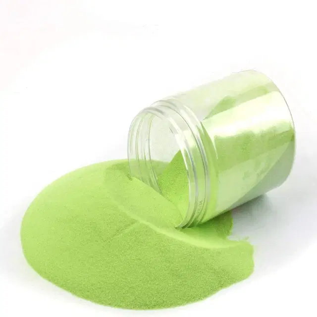 Bright Bloom Rangoli Powder for Diwali Floor Decoration, Green, 100 g