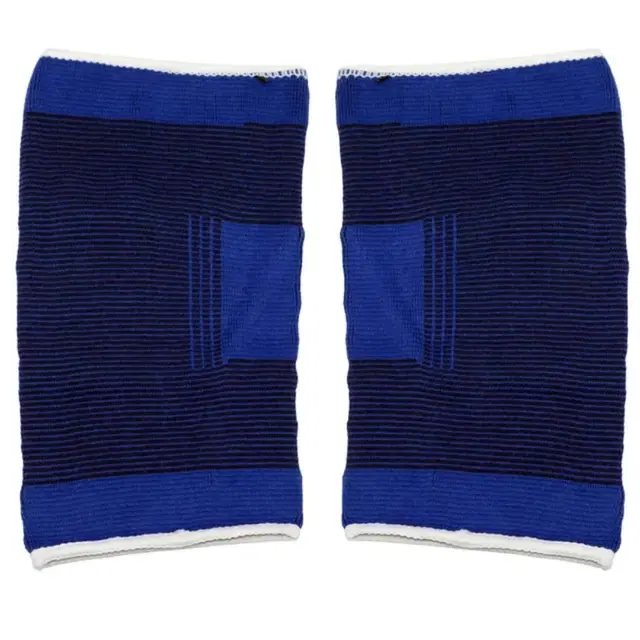 Polyester Solid Knee Sleeves for Women, Blue, Set of 1