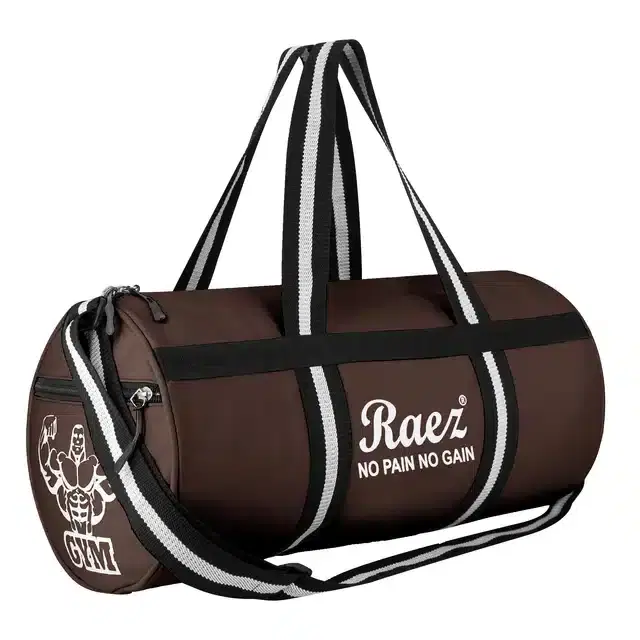 PU Duffle Bag for Men, Brown