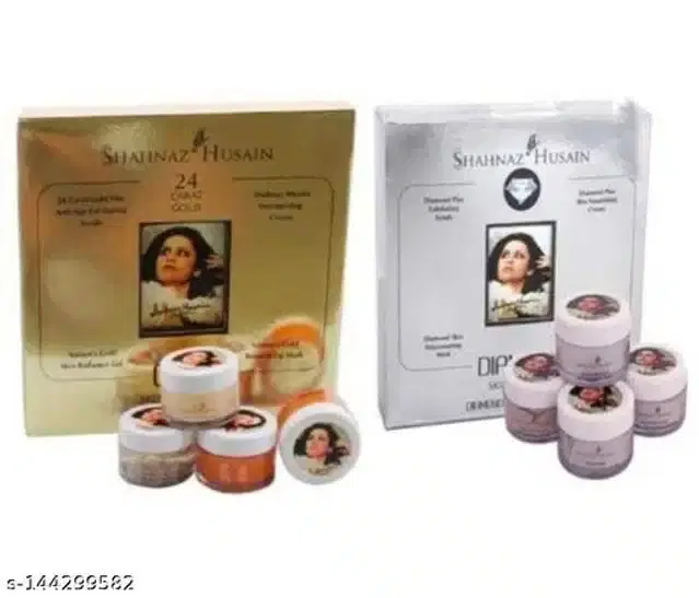 Shahnaz Husain Diamond with Gold Mini Facial Kit, Set of 2