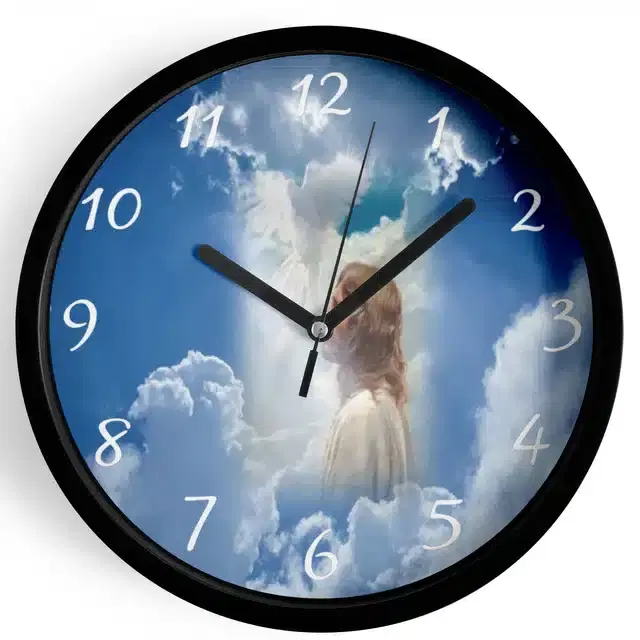 Analog Wall Clock, Multicolor, 7 inches