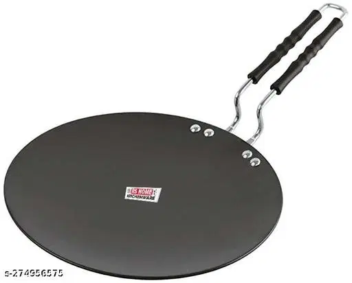 Cast Iron Tawa, Black