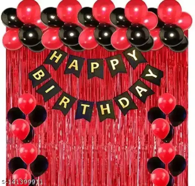 Birthday Decorations Kit, Set of 1, Multicolor