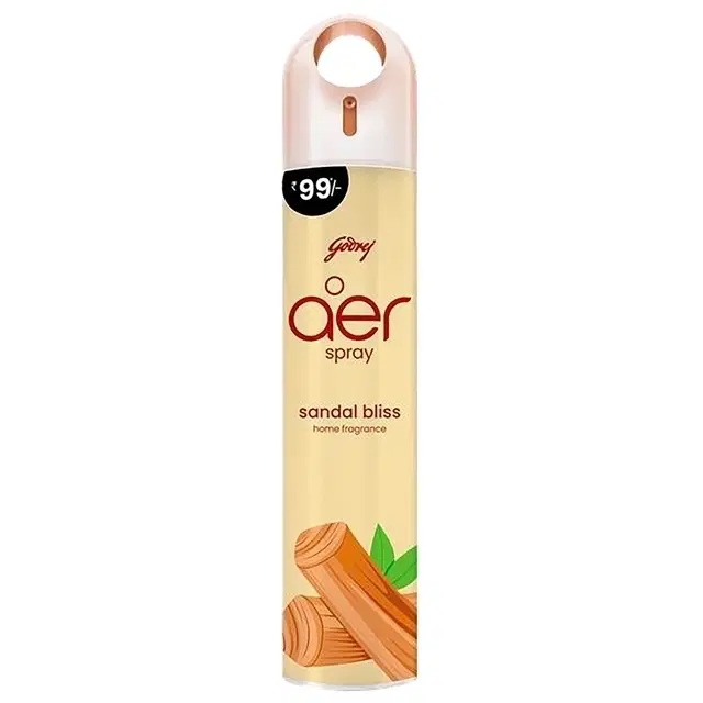 Godrej Aer Spray Home Fragrance - Sandal Bliss 180 ml