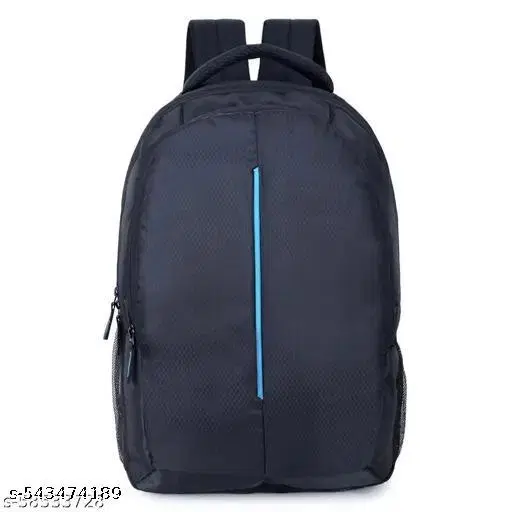 Polyester Backpack for Men & Women, Black