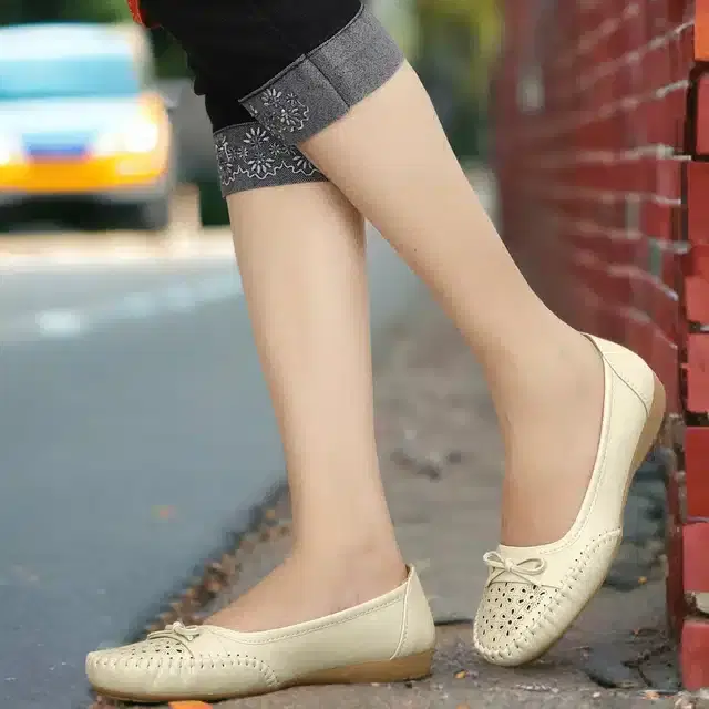 Loafer for Women (Cream, 5)