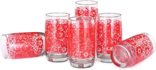 Liquor cum Cocktail Glasses, Transparent, 280 ml, Pack of 6